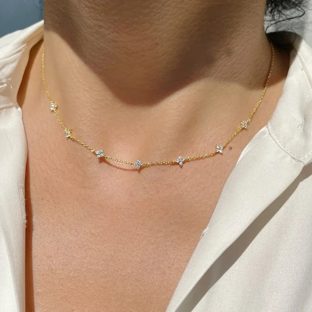 Gemmed Necklace