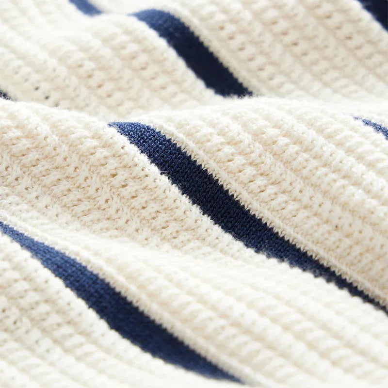 Striped Knitted Top