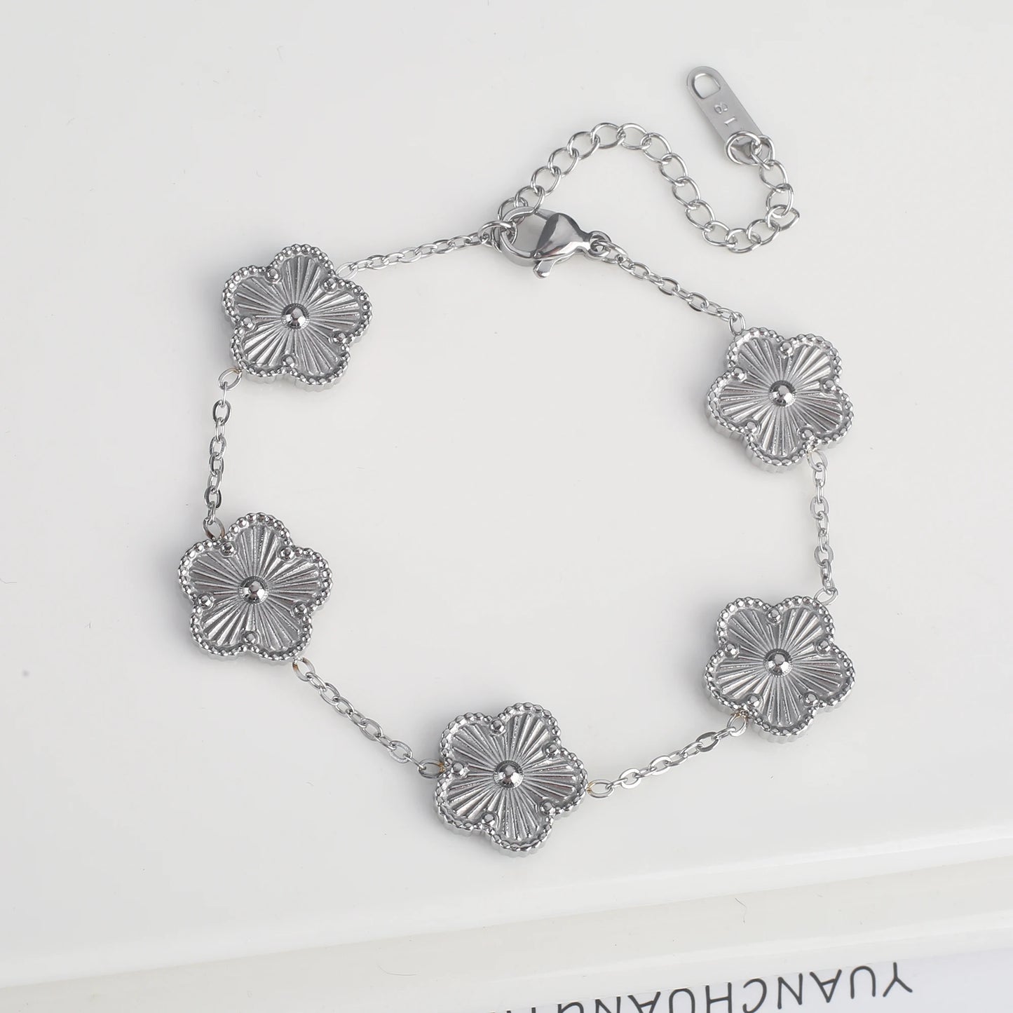 Five Leaf Flower Bracelet