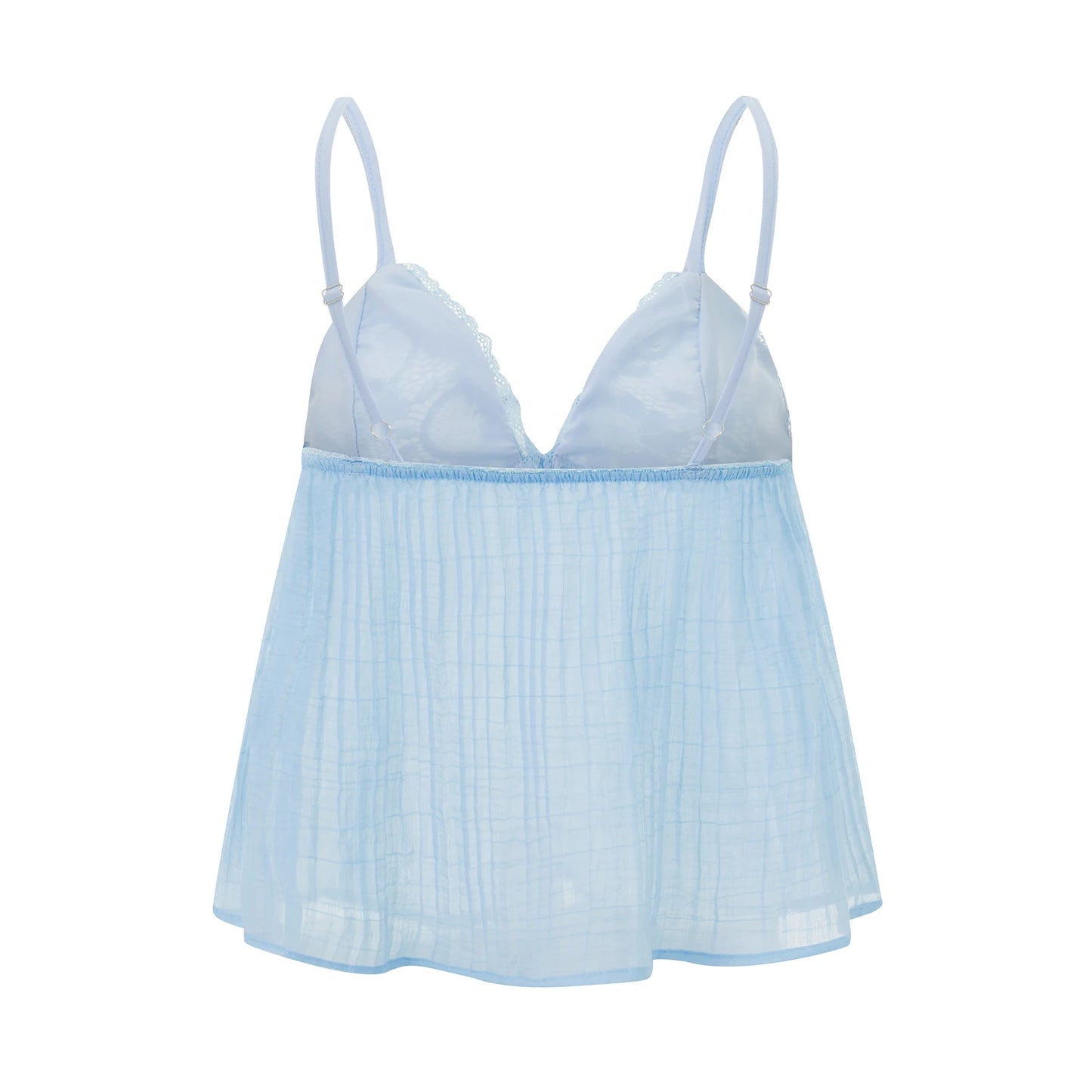 Lace Trim Crop Top