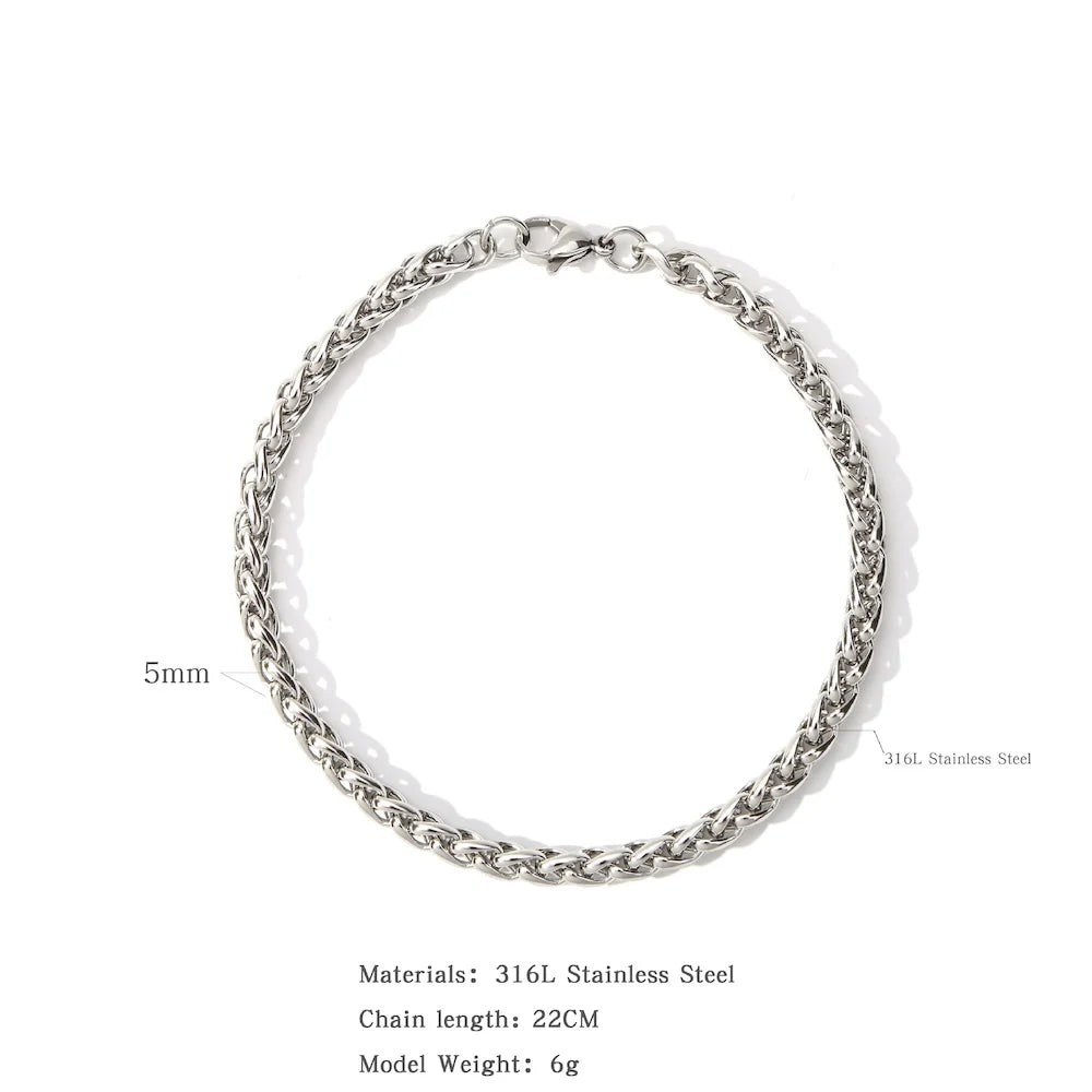 Stainless Steel Mens Bracelet