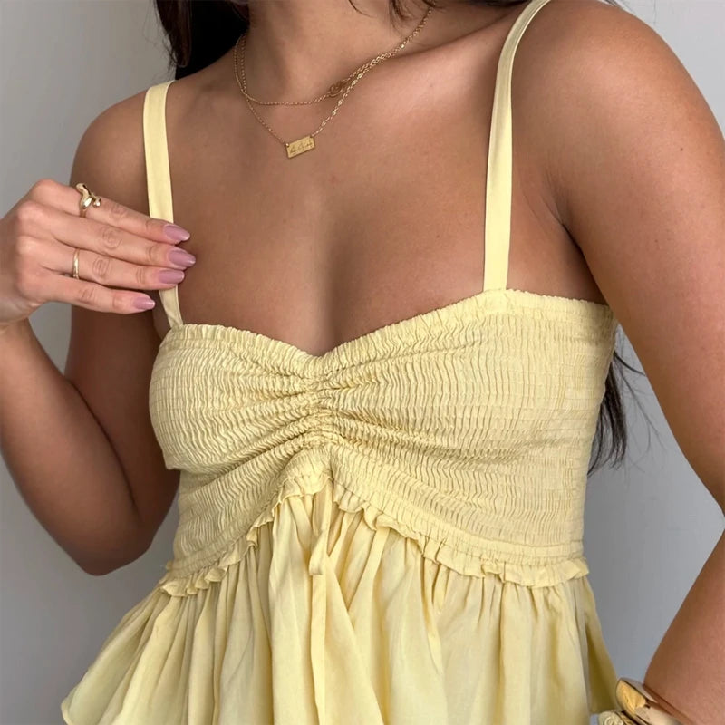 Bandeau Frill Top