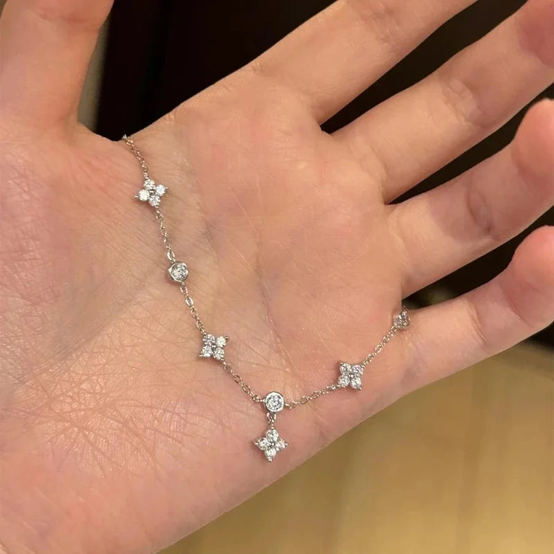 Four Leaf Flower Bracelet