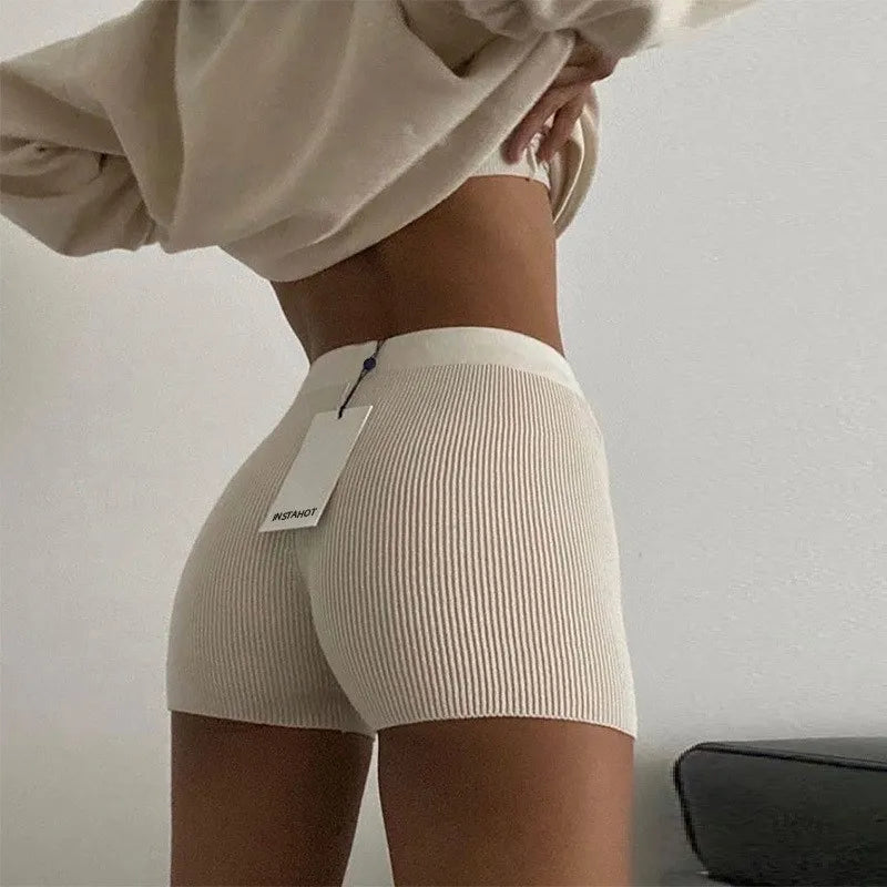 Cream Booty Shorts