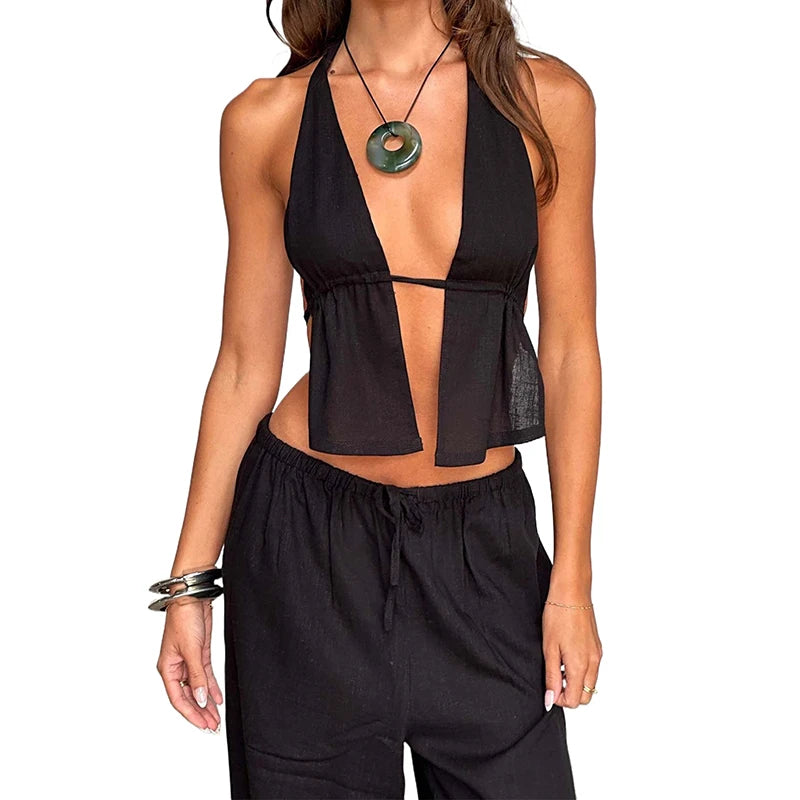 Sleeveless Crop Top