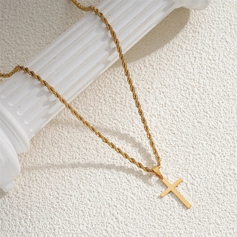 Gold Cross Chain