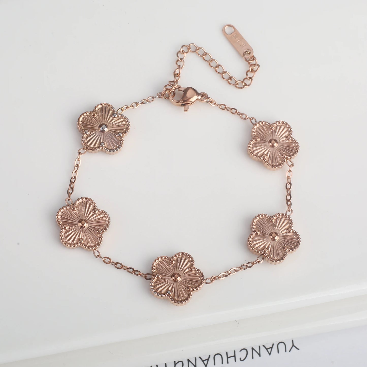 Five Leaf Flower Bracelet