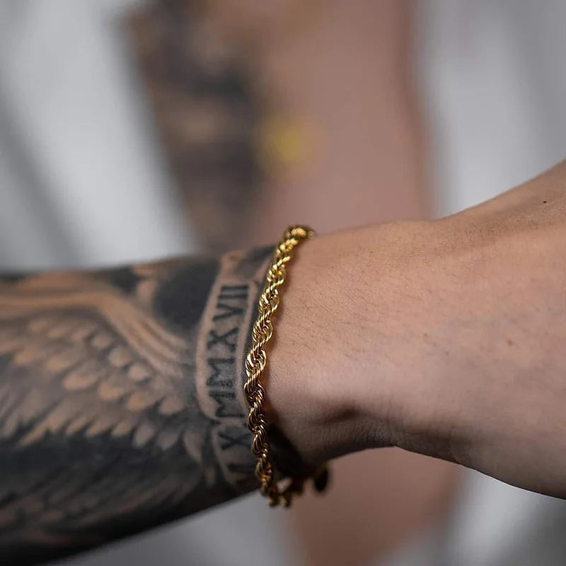 Mens Gold Bracelet