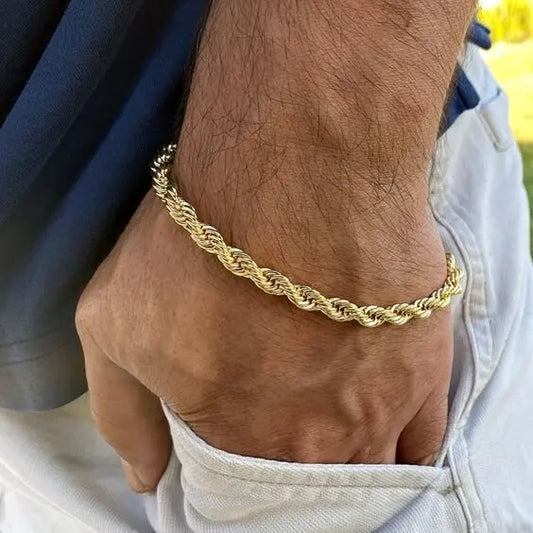 Mens Gold Bracelet