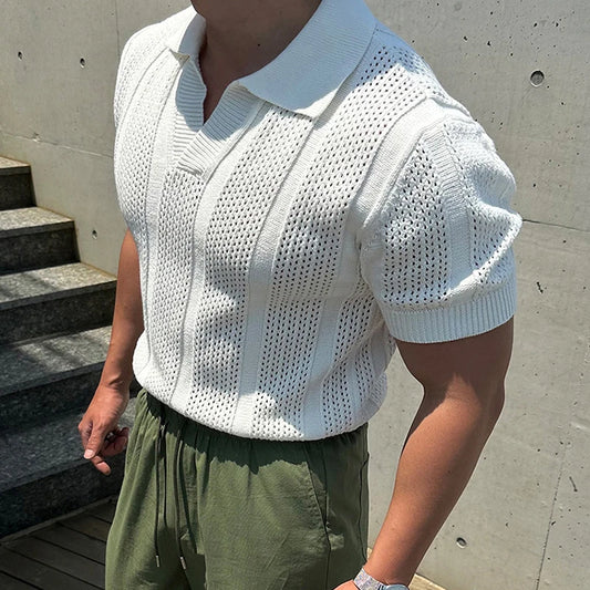 White Knitted Shirt