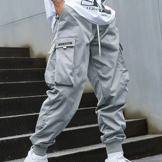 Light Grey Cargo Trousers