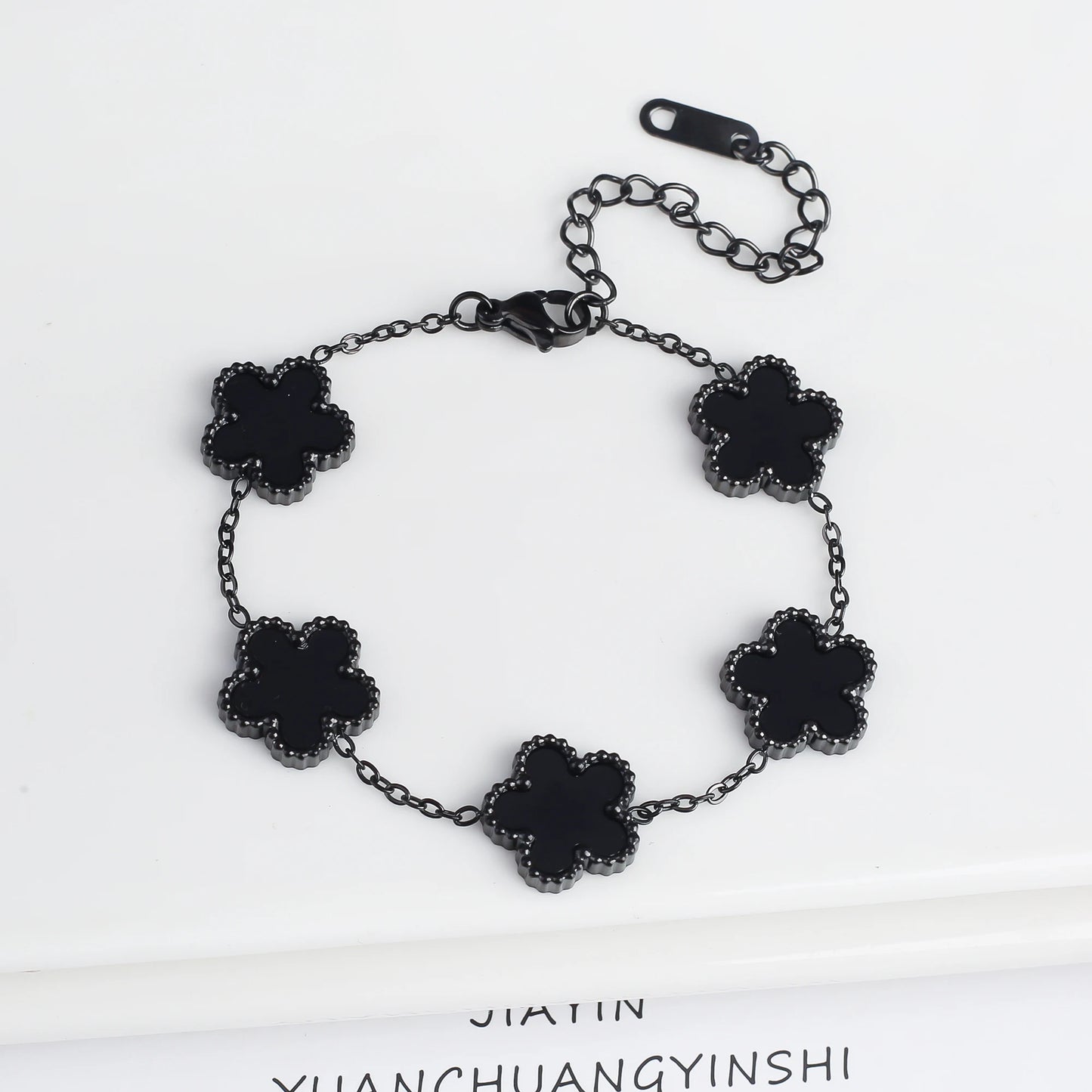 Five Leaf Flower Bracelet