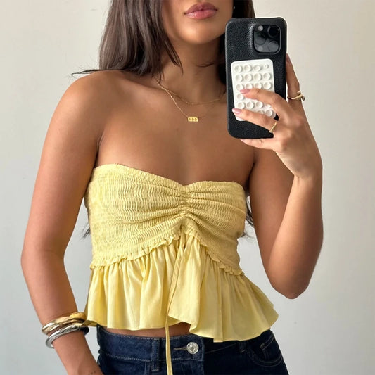 Bandeau Frill Top