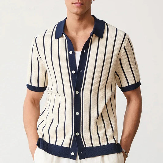 Striped Knitted Top